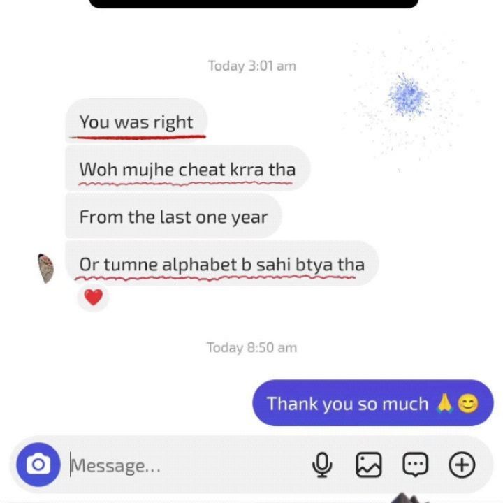 Client chat review about emotional clarity recovery